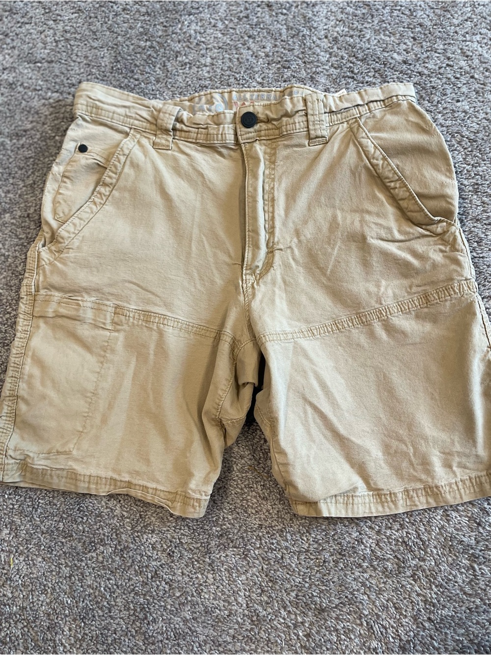 Wrangler ATG All Terrain Gear Men’s Cargo Hiking Shorts Khaki Size 30 Utility